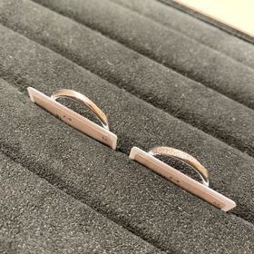 【TRECENTI(トレセンテ)の口コミ】 ダイヤのラインが可愛いくて、つけ心地がよくて、デザインも豊富でお互い…