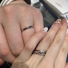 【銀座ダイヤモンドシライシの口コミ】 候補だった他のお店と比べて、購入を決めました。婚約指輪もシライシさん…