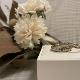 【CRAFY(クラフィ)の口コミ】 普段使いしやすいシンプルな作りにしたく、ホワイトゴールドをチョイスし…