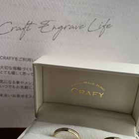 【CRAFY(クラフィ)の口コミ】 手作りが出来るところに魅力を感じました。内側には誕生石、イニシャル、…