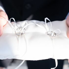 【ティファニー(Tiffany & Co.)の口コミ】 結婚指輪のデザインは揃えずに、それぞれお互い好きなシンプルなデザイン…