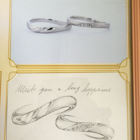 【JEWELRY  KAMATA(ジュエリーかまた)の口コミ】 他店で既存の指輪をみたがしっくりくるのがなく、フルオーダーならどうだ…
