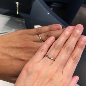 【銀座ダイヤモンドシライシの口コミ】 デザインがとっても素敵で、これだ！とおもいました。
仕事柄、普段はつけ…