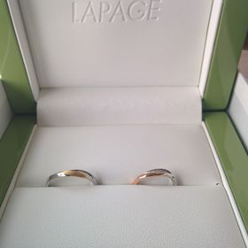 【LAPAGE(ラパージュ)の口コミ】 私はピンクゴールドが良くて、彼はゴールドが気に入り二人の個別の希望が…