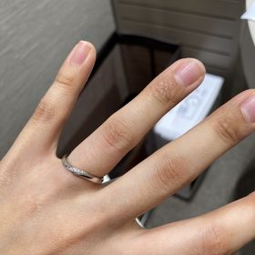 【アイプリモ(I-PRIMO)の口コミ】 ダイヤにこだわっており、綺麗なカットだった。
男性の方にはつや消し加工…