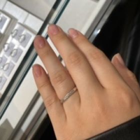 【アイプリモ(I-PRIMO)の口コミ】 職場でもつけられるシンプルだけど綺麗に見えめる指輪で一目惚れです！！…