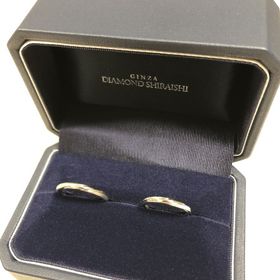 【銀座ダイヤモンドシライシの口コミ】 ストレートタイプのリングですが、ダイヤモンドが広く散りばめられていて…