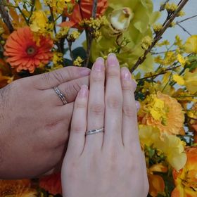 【宝寿堂(ほうじゅどう)の口コミ】 決め手の一番はデザインです。二人の指の形にもあっていて可愛らしすぎず…