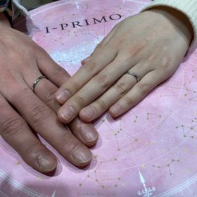 【アイプリモ(I-PRIMO)の口コミ】 シンプルなデザインのリングを探していたので、見た瞬間にシンプルでナチ…