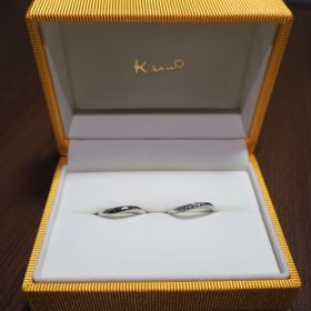 【ケイウノ ブライダル(K.UNO BRIDAL)の口コミ】 指輪選びの方法について事前に調べたりしなかったので、一店舗目のお店で…