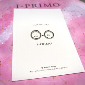 【アイプリモ(I-PRIMO)の口コミ】 パッと見たときの一目惚れでした！男性用のリングもシンプルだけどよく見…