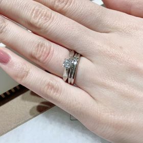 【ブシュロン(BOUCHERON)の口コミ】 ファセットはブシュロンのブライダルシリーズにしか取り扱いがなく、洗練…