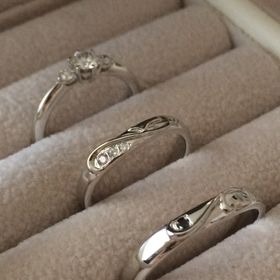 【JEWELRY  KAMATA(ジュエリーかまた)の口コミ】 優柔不断な私達、シンプルにしようと言っていたのですが、やはり自分達だ…