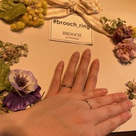【BRIDGE(ブリッジ)の口コミ】 もともと2人とも指輪を付ける習慣がなかったので、付けていても抵抗のない…
