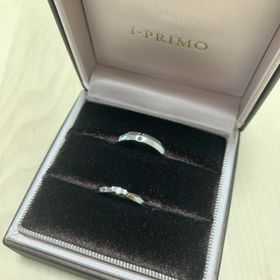 【アイプリモ(I-PRIMO)の口コミ】 同じデザインのペアリングを購入しました。男性、女性どちらのデザインも…