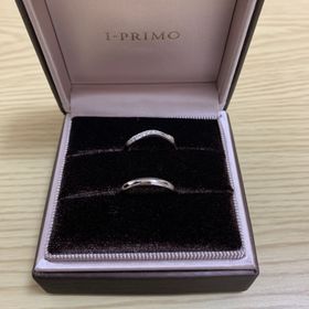 【アイプリモ(I-PRIMO)の口コミ】 婚約指輪は購入しない予定のため結婚指輪は華やかなものがよく、派手すぎ…