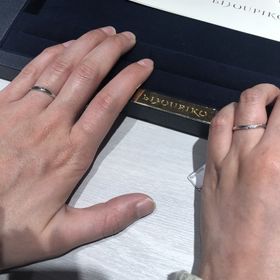 【BIJOUPIKO(ビジュピコ)の口コミ】 こちらはプラチナがベースでダイヤモンドが7石入ってます。合わせて0.04カ…