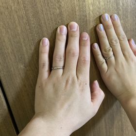 【銀座ダイヤモンドシライシの口コミ】 シンプルで飽きがこないような指輪が欲しいと思い選びました！選ぶ最中も…