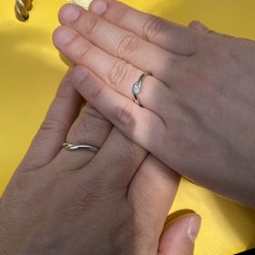 【ケイウノ ブライダル(K.UNO BRIDAL)の口コミ】 普段着用と考えたところ、このデザインが柔らかく自分たちのイメージにあ…