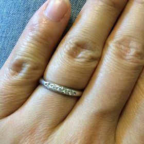 【ROYAL ASSCHER(ロイヤル・アッシャー)の口コミ】 いろいろ検討し、たくさん試着もして、お値段のことも考えて、結構悩みま…