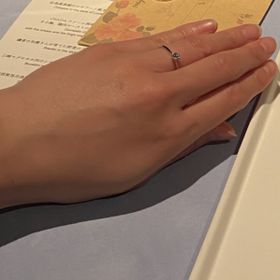 【銀座ダイヤモンドシライシの口コミ】 ダイヤモンドを彼が別購入し、プロポーズリングにはめていただきました。…