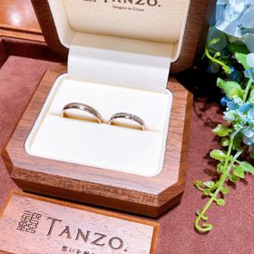 【TANZO.(鍛造指輪)の口コミ】 【指輪のデザインと素材について】Tanzoさんオリジナルのコーラルゴールド…