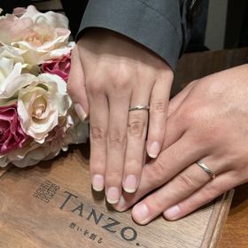 【TANZO.(鍛造指輪)の口コミ】 いろいろなブランドを見るうちに、鍛造製法でフルオーダーできるところが…
