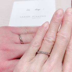 【ラザール ダイヤモンド(LAZARE DIAMOND)の口コミ】 2軒目の来店でラザールダイヤモンドさんに決めました。ダイヤモンドの輝き…