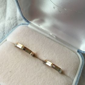 【CUKE(クーキ)の口コミ】 ゴールドとプラチナコンビのマリッジリングにどうしてもしたくて、ショー…