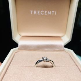 【TRECENTI(トレセンテ)の口コミ】 デザインが可愛いのに値段も予算以内だったので最高でした！
リングの断面…