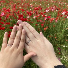 【アイプリモ(I-PRIMO)の口コミ】 婚約指輪はなく、結婚指輪だけだったので、その分結婚指輪にダイヤが入っ…