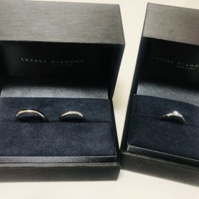 【ラザール ダイヤモンド(LAZARE DIAMOND)の口コミ】 婚約指輪もラザールダイヤモンドさんでしたので、結婚指輪もこちらでと決…