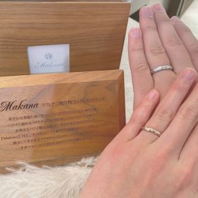 【Makana(マカナ)の口コミ】 個性的で長くつけたいと思ったから。他のシンプルな指輪と比べて個人的に…