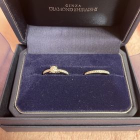 【銀座ダイヤモンドシライシの口コミ】 デザイン、ダイヤの質に対してコストパフォーマンスと、アフターサービス…