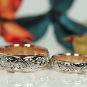 【Antille(アンティール)の口コミ】 フルオーダーという事で自分達が一緒の釣りの趣味を活かした指輪を作って…