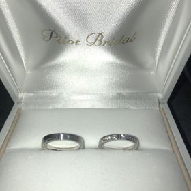 【PILOT BRIDAL(パイロットブライダル)の口コミ】 純プラチナのため、着け心地がとても良かった。角が当たらず、手を洗った…