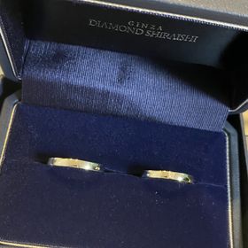 【銀座ダイヤモンドシライシの口コミ】 もともとはシンプルなデザインでストレートのものが良くてダイヤは付けな…