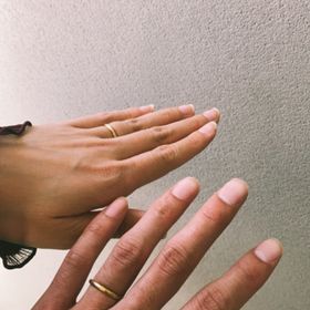 【ついぶ工房の口コミ】 普段から身につけるアクセサリーがゴールドが多いので指輪もゴールドにし…