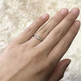 【HOSHI no SUNA 星の砂(ほしのすな)の口コミ】 シンプルで飽きの来ないデザインを探していました。ウェーブはおしゃれで…