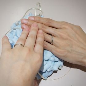 【TRECENTI(トレセンテ)の口コミ】 最初は石が多いリングは選択肢に無かったものの、実物を見てみると悪いハ…