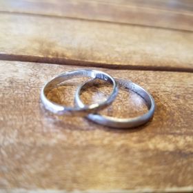 【湘南彫金工房 andfuseの口コミ】 2人で作って仕上げるというので指輪に興味がなかった旦那も興味が湧き2人…