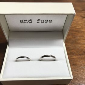 【湘南彫金工房 andfuseの口コミ】 2人で手作りできること、専属でサポート頂ける、プライベート空間で作れる…