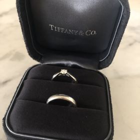 【ティファニー(Tiffany & Co.)の口コミ】 ティファニーの婚約指輪をもらったので、結婚指輪も同じブランドにしよう…
