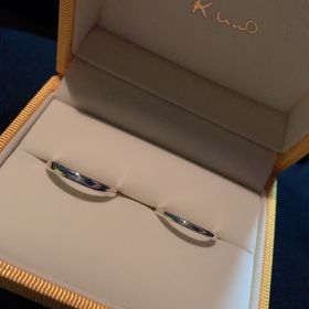 【ケイウノ ブライダル(K.UNO BRIDAL)の口コミ】 世界に1つしかないペアリングが欲しく、シルバーリングを手作りすることに…