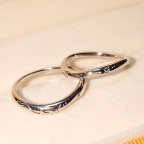 【ケイウノ ブライダル(K.UNO BRIDAL)の口コミ】 好きな指輪に刻印など自分達の入れたいデザインや従来の宝石を外して他の…