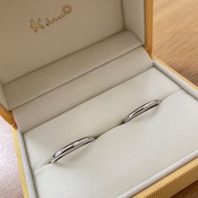 【ケイウノ ブライダル(K.UNO BRIDAL)の口コミ】 石も何もついていない、シンプルな結婚指輪を探していました。色々探して…