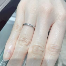 【アイプリモ(I-PRIMO)の口コミ】 日本ブランドらしい、華奢で繊細なデザインでした。結婚指輪にはダイヤも…