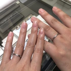 【アイプリモ(I-PRIMO)の口コミ】 2つで15万円以内、素材はプラチナ950、強度もあり
傷も付きにくい
男性も…