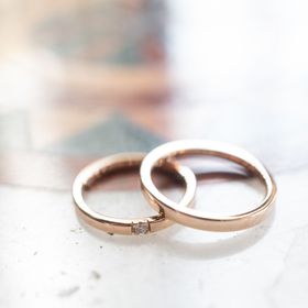 【Galopine & Galopin(ガロピーネガロパン)の口コミ】 他の人とはあまり被らないピンクゴールドで探していました。ワンポイント…