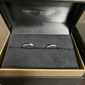 【ラザール ダイヤモンド(LAZARE DIAMOND)の口コミ】 指輪に対してそこまでこだわりがあったわけではないですが、シンプルなデ…